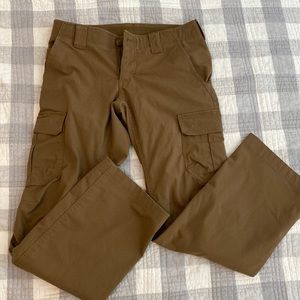 Under armor womens tactical cargo pant in dark khaki